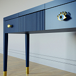 Туалетный стол - Трельяж Elsa Dreams Blue 120 см варинант исполнения - 3 | Loft Concept во Владивостоке