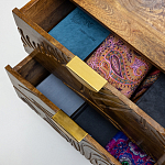 Прикроватная тумба с фактурным фасадом Termite варинант исполнения - 5 | Loft Concept во Владивостоке