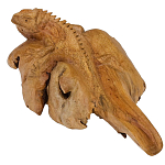 Статуэтка из дерева игуана Animals of the World варинант исполнения - 4 | Loft Concept во Владивостоке