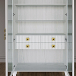 Дизайнерский шкаф витрина Elsa Dreams White с 4-мя ящиками варинант исполнения - 6 | Loft Concept во Владивостоке