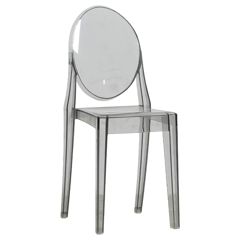 Прозрачный стул с серым оттенком LOUIS GHOST CHAIR Прозрачный Серый Прозрачный стул с серым оттенком LOUIS GHOST CHAIR Прозрачный Серый во Владивостоке | Loft Concept