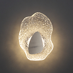 Бра с рельефным волнообразным стеклянным плафоном и вставкой из мрамора Liquid Stone варинант исполнения - 9 | Loft Concept во Владивостоке