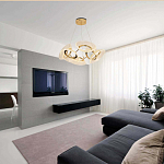 Люстра подвесная с 6-ю круглыми светодиодными лампами Catcher варинант исполнения - 2 | Loft Concept во Владивостоке