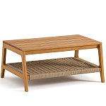 Стол журнальный для сада из акации Breathe Nature варинант исполнения - 1 | Loft Concept во Владивостоке