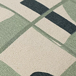 Подушка декоративная зеленого цвета с геометрическим рисунком Divine Abstractions варинант исполнения - 2 | Loft Concept во Владивостоке