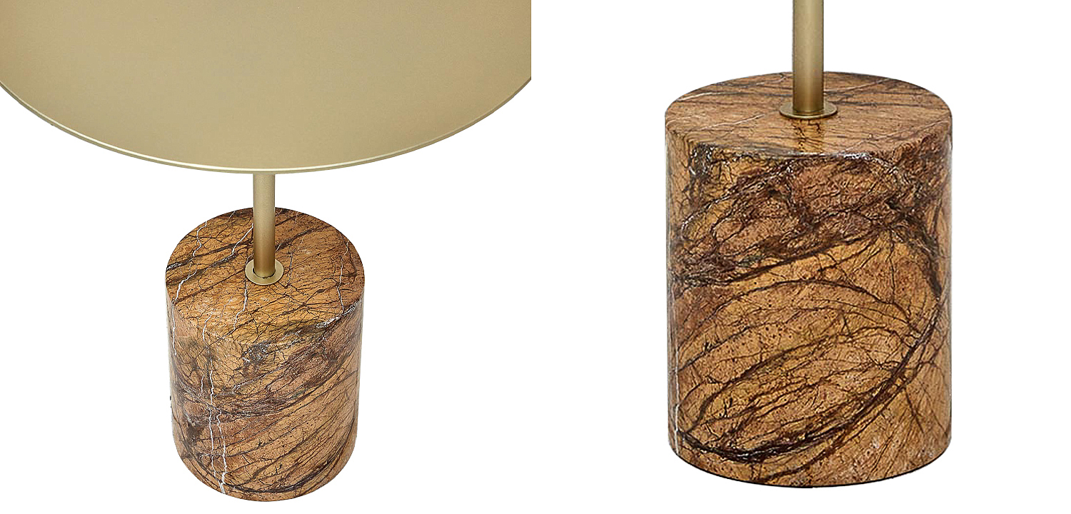 Приставной стол Thabi Light Brown Side table Приставной стол Thabi Light Brown Side table - Loft-Concept во Владивостоке