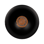 Встраиваемый спот светодиодный круглый черного цвета с углублением Ombra Lux  варинант исполнения - 2 | Loft Concept во Владивостоке