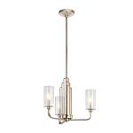  Люстра с прозрачными рифлеными цилиндрическими плафонами Kichler варинант исполнения - 9 | Loft Concept во Владивостоке