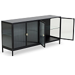 Сервант четырехдверный с рифленым стеклом The Keeper варинант исполнения - 2 | Loft Concept во Владивостоке