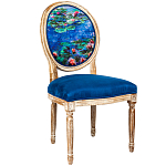 Стул из натурального бука с цветочным принтом Impressionism in Art варинант исполнения - 2 | Loft Concept во Владивостоке