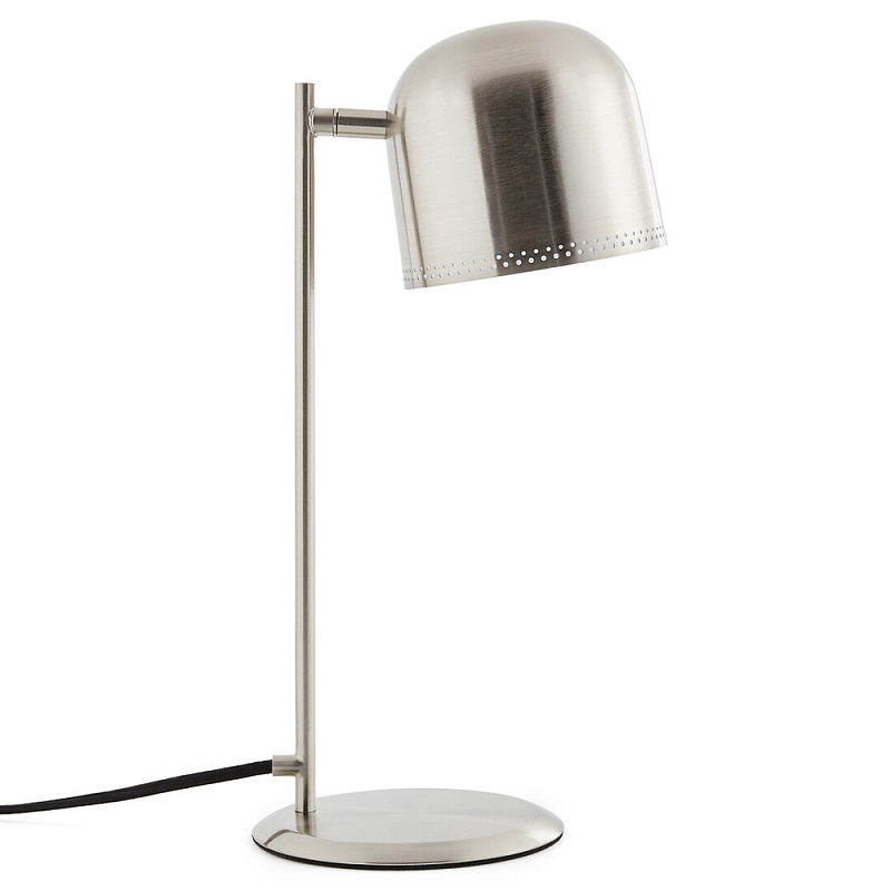 Настольная лампа с регулируемым абажуром Wilona Lighting Никель Настольная лампа с регулируемым абажуром Wilona Lighting Никель во Владивостоке | Loft Concept
