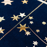 Обои с вышивкой ручной работы Cosmos Original colourway on velvet варинант исполнения - 4 | Loft Concept во Владивостоке