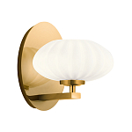  Бра с круглым плафон из матового белого стекла Kichler варинант исполнения - 1 | Loft Concept во Владивостоке