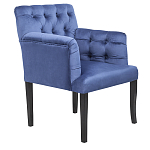 Кресло Addison Chic Armchair deep blue velour варинант исполнения - 1 | Loft Concept во Владивостоке