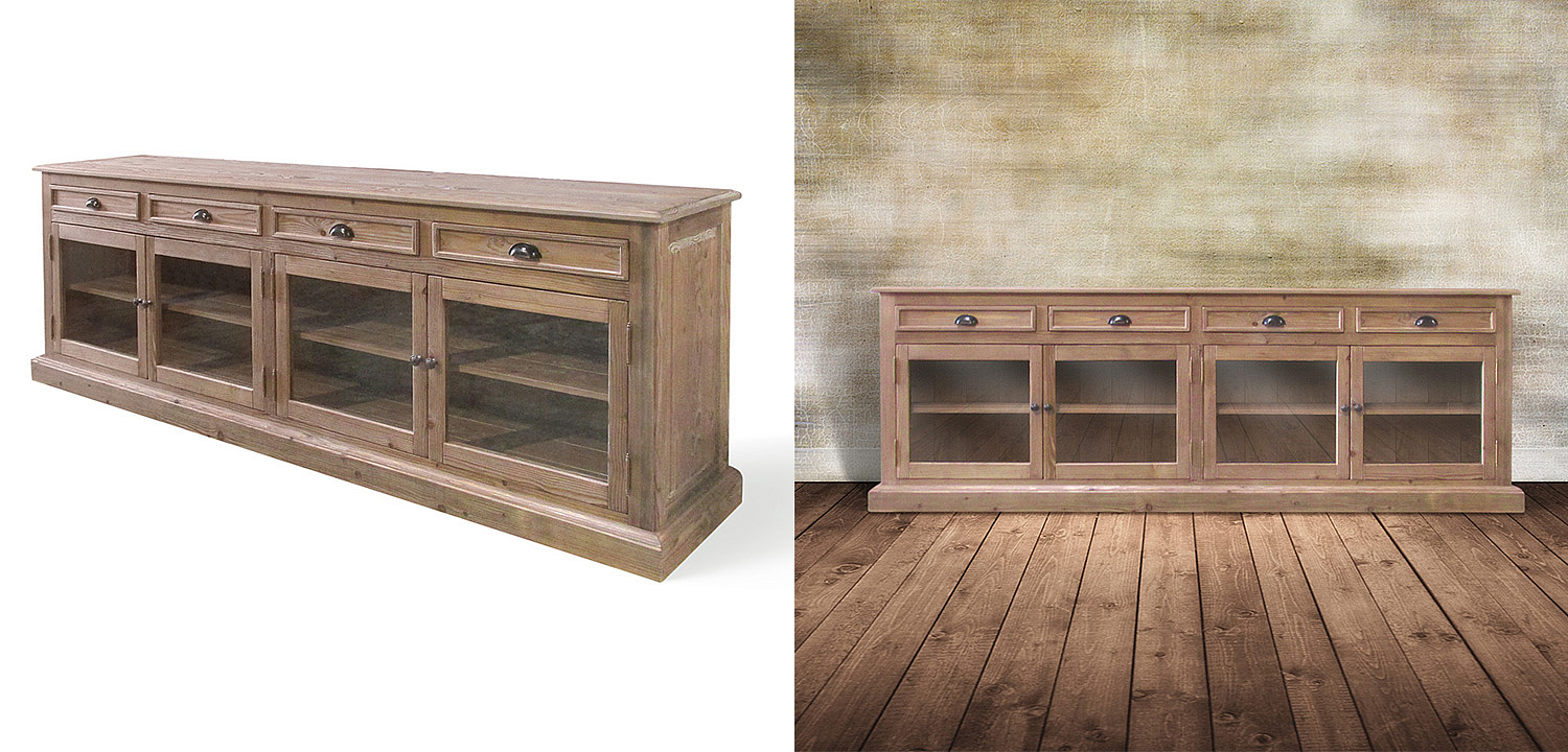 Комод Hakon Provence HARMONIE Natural Patina long Комод Hakon Provence HARMONIE Natural Patina long - Loft-Concept во Владивостоке