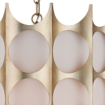 Подвесной светильник в форме цилиндра с фактурным серебряным каркасом и тканевым абажуром Silver Honeycomb варинант исполнения - 2 | Loft Concept во Владивостоке