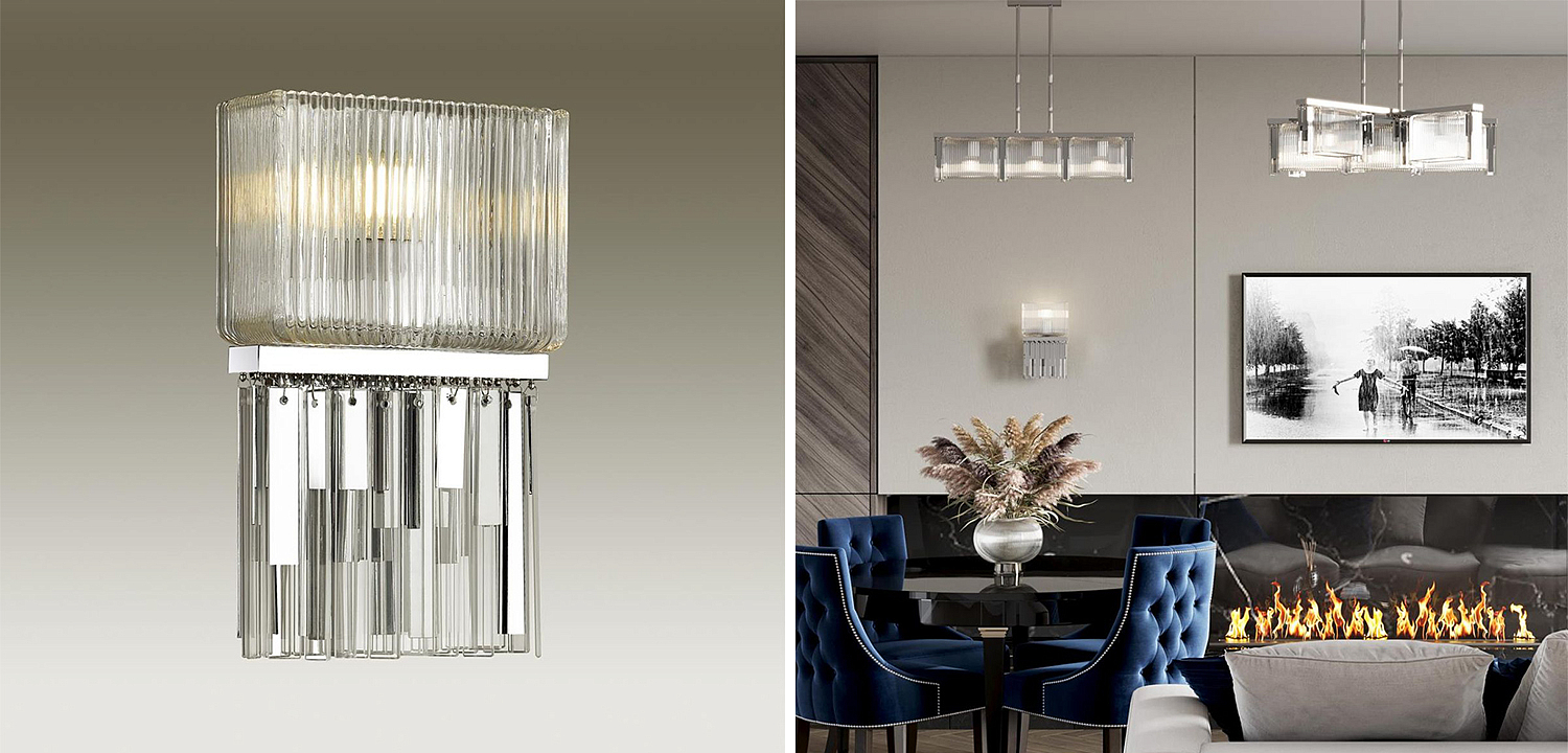 Бра Madelen Chrome Wall Lamp Бра Madelen Chrome Wall Lamp - Loft-Concept во Владивостоке
