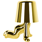 Настольная лампа фигурная цвета золото с гладким абажуром Высота 17 см Sophia варинант исполнения - 4 | Loft Concept во Владивостоке
