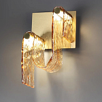 Бра волнистой формы из фактурного стекла Wave варинант исполнения - 7 | Loft Concept во Владивостоке