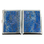 Портсигар с газовой зажигалкой из натурального камня Лазурит Stone Cigarettes Cases варинант исполнения - 9 | Loft Concept во Владивостоке