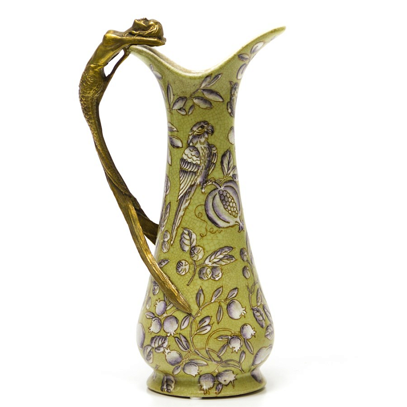 Кувшин Parrot and Fruit Abstraction Желтый Бронза во Владивостоке | Loft Concept 