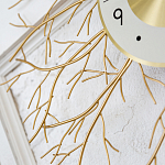 Часы настенные из металла золотые с белым циферблатом Current Time варинант исполнения - 3 | Loft Concept во Владивостоке