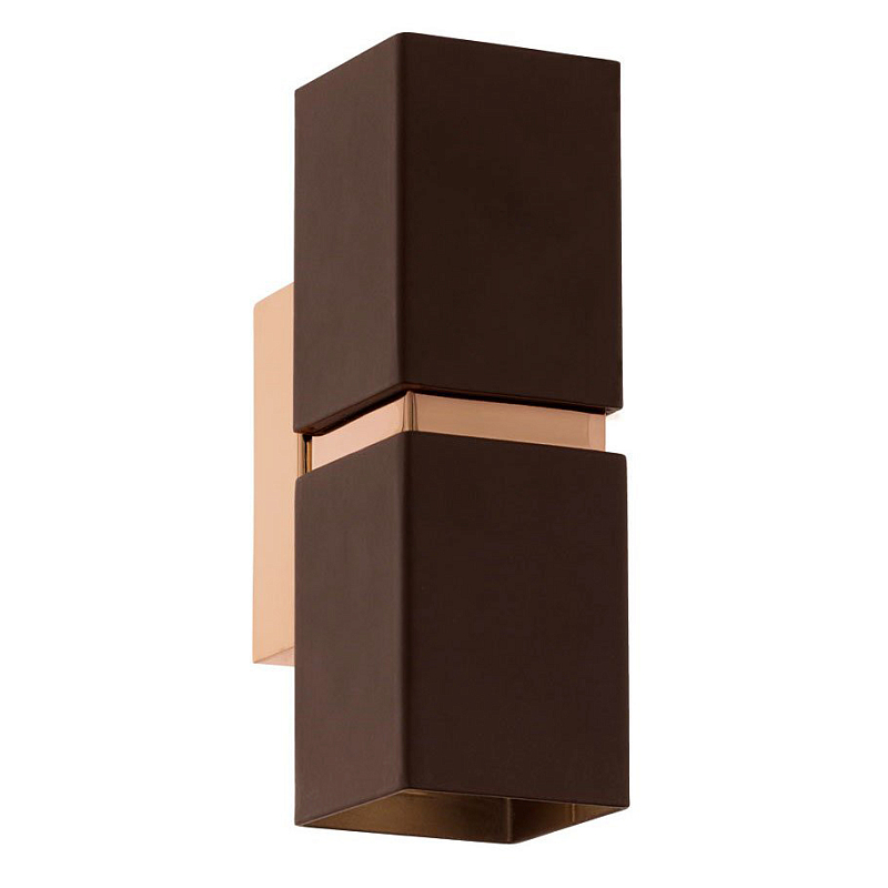 Бра Lestor double square copper Коричневый Медь Бра Lestor double square copper Коричневый Медь во Владивостоке | Loft Concept