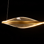 Люстра линейная с изогнутым плафоном Wave Line варинант исполнения - 7 | Loft Concept во Владивостоке