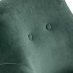 Кресло велюровое темно-зеленого цвета Diaspro Green Armchair варинант исполнения - 5 | Loft Concept во Владивостоке