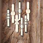 Подвесной светильник с белыми матовыми плафонами Hiding secrets варинант исполнения - 5 | Loft Concept во Владивостоке