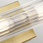 Бра горизонтальное с рифленым стеклянным плафоном Kichler варинант исполнения - 3 | Loft Concept во Владивостоке