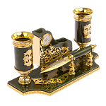 Настольный письменный набор из нефрита с ножом для бумаг в подарочной коробке Maecenas варинант исполнения - 2 | Loft Concept во Владивостоке