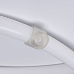 Люстра белого цвета с тремя изогнутыми светодиоидными плафонами Luke Lampco Tracer Lamp варинант исполнения - 6 | Loft Concept во Владивостоке