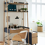 Вращающееся офисное кресло на колёсах Delwyn Chair White варинант исполнения - 5 | Loft Concept во Владивостоке