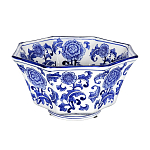 Чаша белая с синим цветочным узором Chino Dishes варинант исполнения - 1 | Loft Concept во Владивостоке