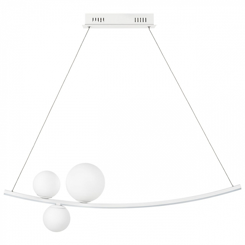 Люстра Galla Bubbles Arc Белый Люстра Galla Bubbles Arc Белый во Владивостоке | Loft Concept