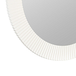 Зеркало в круглой фактурной раме Mirror Modern Texture белое варинант исполнения - 2 | Loft Concept во Владивостоке