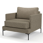 Мебельная ткань Шенилл коричневый цвет 138 см T4-28 варинант исполнения - 7 | Loft Concept во Владивостоке