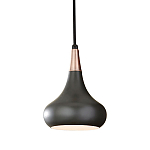  Подвесной светильник с каплевидным плафоном темного цвета Feiss варинант исполнения - 1 | Loft Concept во Владивостоке