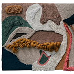 Тканый вручную текстильный гобелен Orchid варинант исполнения - 3 | Loft Concept во Владивостоке