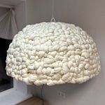 Вязаный подвесной светильник из шерсти Dome Wool Lamp  варинант исполнения - 2 | Loft Concept во Владивостоке
