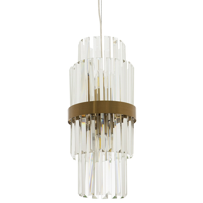 Подвесной светильник Deniel Crystal Hanging Lamp Bronze Прозрачное Стекло Бронза Подвесной светильник Deniel Crystal Hanging Lamp Bronze Прозрачное Стекло Бронза во Владивостоке | Loft Concept