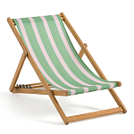 Шезлонг из акации и ткани Argentina варинант исполнения - 1 | Loft Concept во Владивостоке