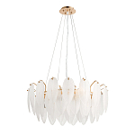 Люстра Mont Saint-Michel Золотая с Рельефным Стеклом варинант исполнения - 3 | Loft Concept во Владивостоке