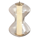 Бра светодиодное с стеклянным волнообразным плафоном Amphora of Light варинант исполнения - 4 | Loft Concept во Владивостоке