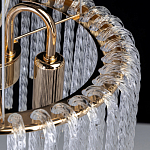 Люстра с подвесными рифлеными стеклянными трубками Nembus варинант исполнения - 19 | Loft Concept во Владивостоке