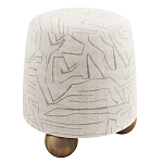 Пуф Wakonda ножки с деревянными шариками  варинант исполнения - 2 | Loft Concept во Владивостоке