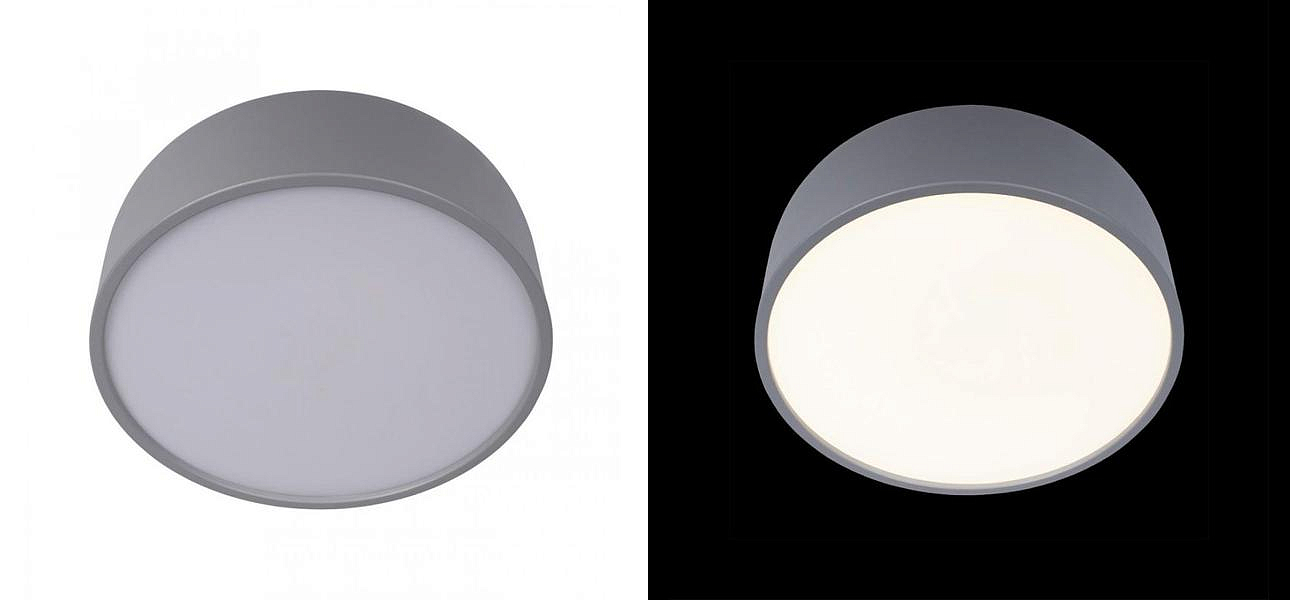 Светильник потолочный круглый Color cup Gray Светильник потолочный круглый Color cup Gray - Loft-Concept во Владивостоке
