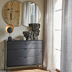 Комод из металла и кожи Guarin Chest of Drawers варинант исполнения - 6 | Loft Concept во Владивостоке