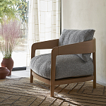 Кресло с каркасом из массива ясеня Deniaud Ash Grey Armchair варинант исполнения - 13 | Loft Concept во Владивостоке